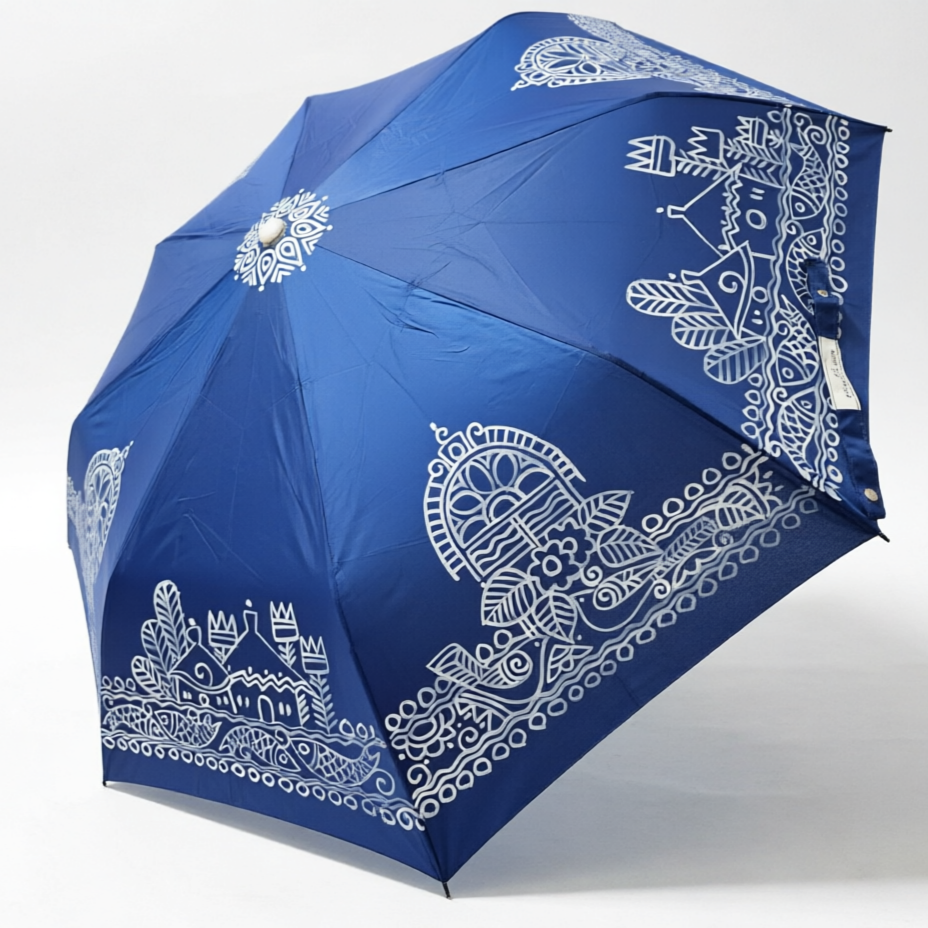 Artistic Designer Umbrella – Stylish Handcrafted Look Umbrella for Rain & Sun