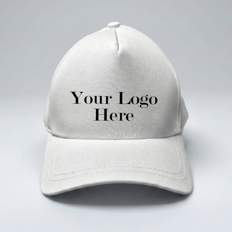 Custom Design Cotton Baseball Cap – Personalized Logo & Text Printed Fitted Cap
